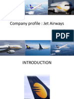 Company Profile: Jet Airways: By-Maitreyee Parate Roll No:2k121175 Sec:D