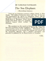 TasNat 1927 Vol2 No2 Pp16 Lord Sea Elephant