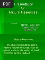 Natural Resources