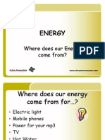 Energy: Where Does Our Energy Come From?