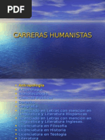 Carreras Humanistas