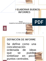 3 - Como Elaborar Buenos Informes - Sesion2