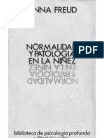 Normalidad y patología en la niñez (Freud)