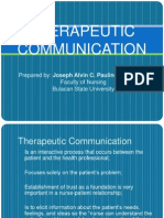 Therapeutic Communication