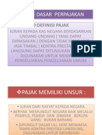 Dasar - Dasar Perpajakan