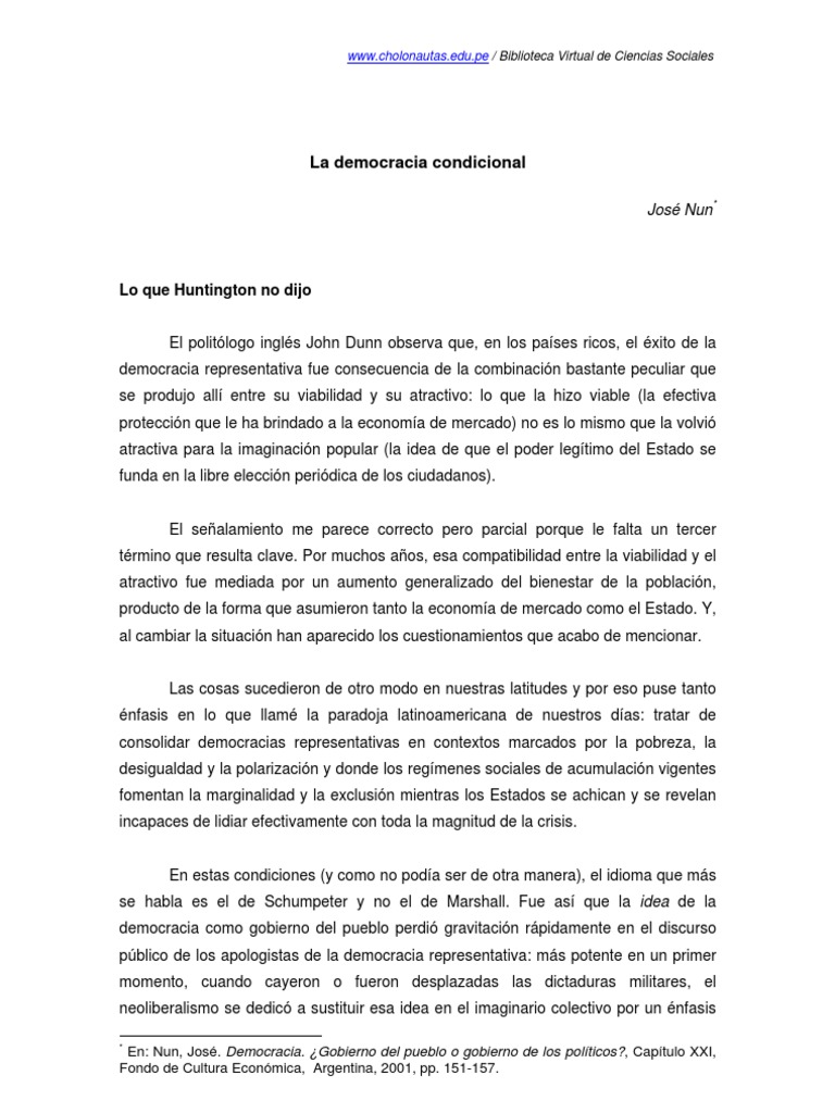 Nun Cap XXI PDF Democracia Ideolog as Pol ticas