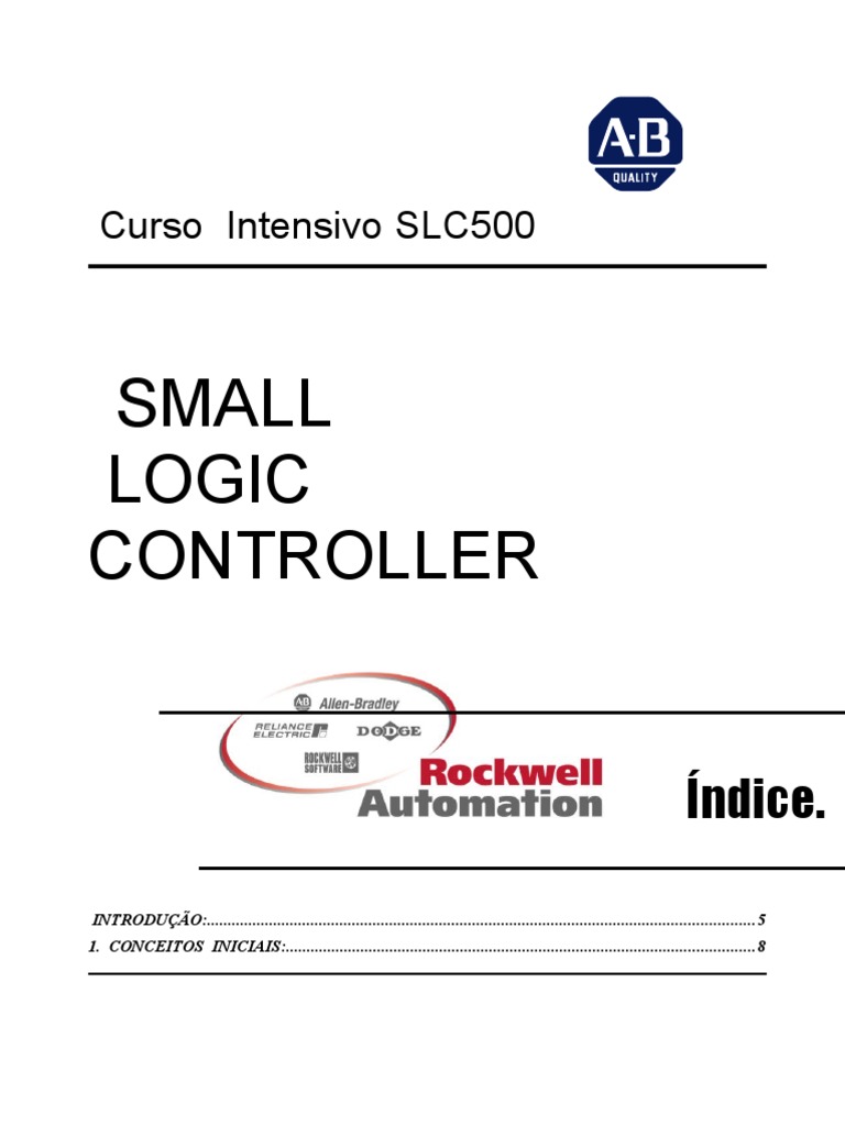 Curso SLC 500 Allen Bradley | PDF | Controlador lógico programável ...