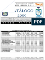 ESCALAFÓN DII4 - CATÁLOGO 2009