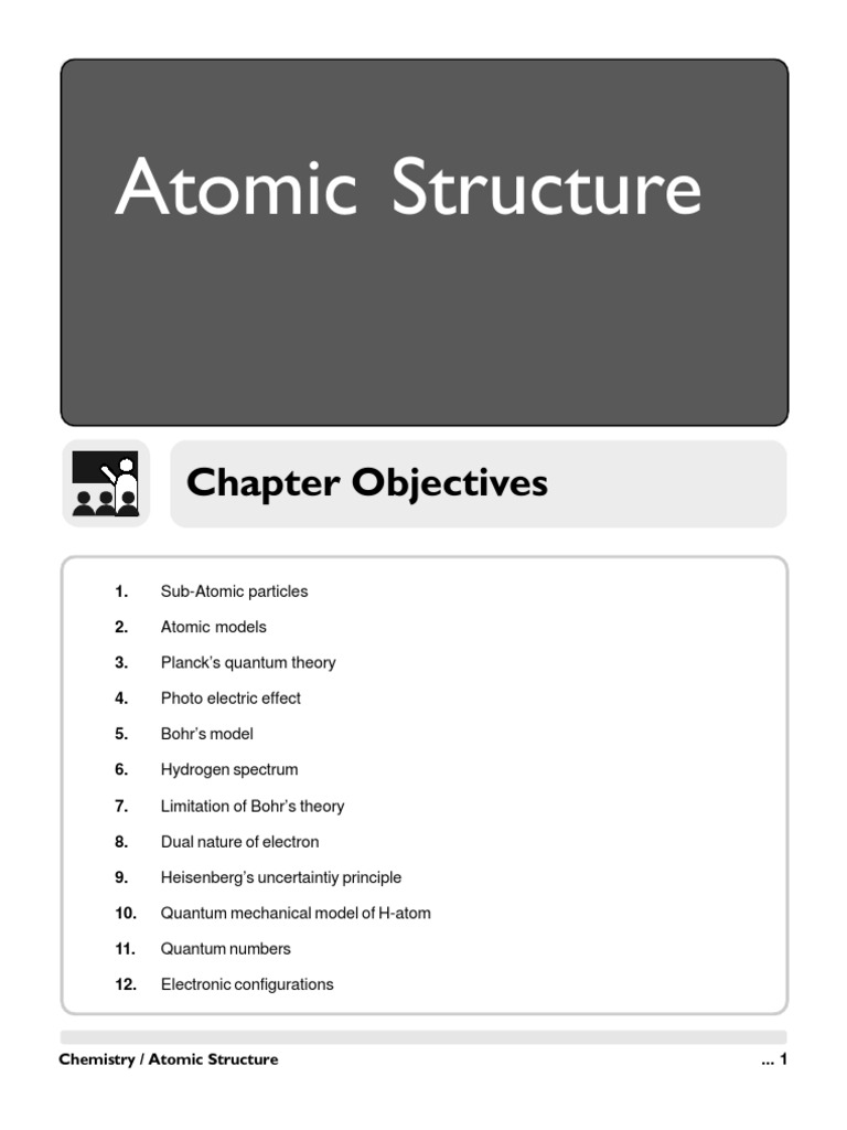Sub-Atomic Particles and Atomic Models | PDF | Atomic Orbital ...