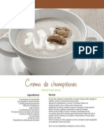 crema de champiñores