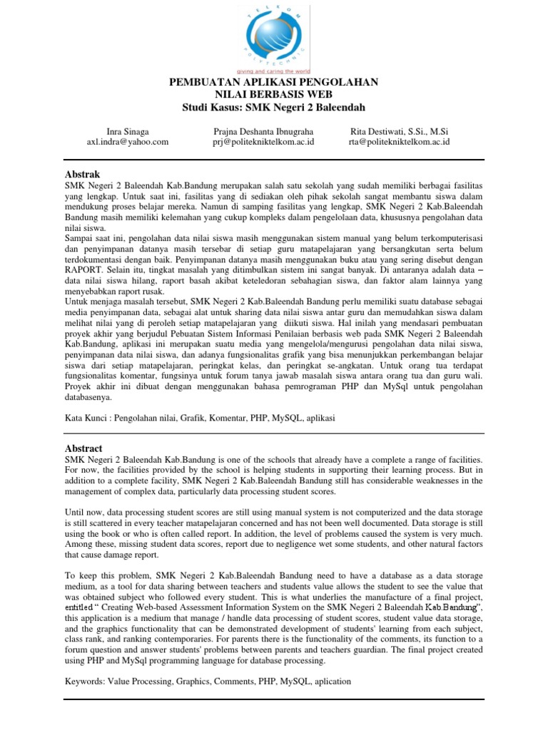 Jurnal Pa Pembuatan Aplikasi Pengolahan Nilai Berbasis Web