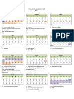 Calendario EaD 2013