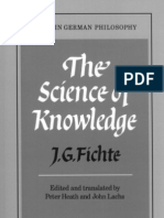 The Science of Knowledge [Fichte]