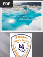 CONFERÊNCIA DO MEIO AMBIENTE filosofia