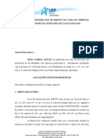 17 - Alegações Finais em Memoriais - Tribunal Do Júri (Simulado)