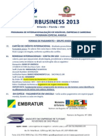 Interbusiness 2013 - Programa Especial Angola - Formas de Pagamento