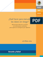 Orientación para El Regreso A Clases