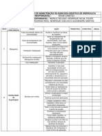 PLANO DE MANUTENÇÃO DA BANCADA DIDÁTICA DE HIDRÁULICA (O Nosso)