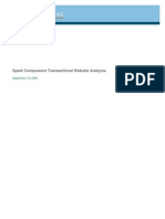 Spark Compuware Transactional Website Analysis, 2005