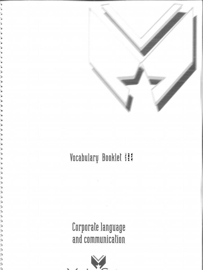 Vaughan Systems - Vocabulary Booklet 3 | PDF | Foreign Language Studies