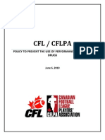 CFL Cflpa Drug Policy