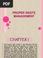 Proper Waste Management (Pjo.) Daryll