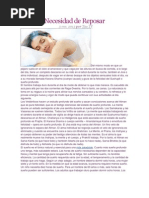 Necesidad de Reposar
