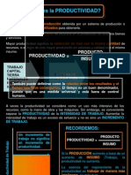 Definición y Factores de La Productividad