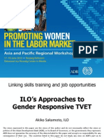 Session 7. AKIKO SAKAMOTO - ILO's Approaches To Gender Responsive TVET