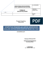 Y-PROSPEKTUS Coaching Komputasi Pemodelan Untuk Mendukung Analisis Sistem Keselamatan Reaktor Fisik - PPIN BATAN-REV