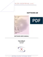 Xalyo Systems Software Manual 0.95