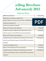 Counselling Brochure 2013 JEE (Advanced)