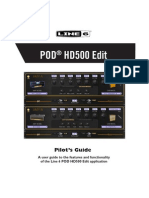 POD HD500 Edit User Manual