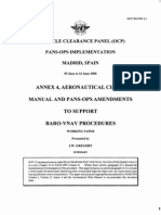 Annex 4, Aeronautical Chart Manual and Pans-Ops Amendments To Support Baro-Vnav Procedures