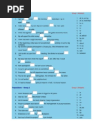 Prepositions - Group 1
