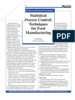 Statistical Process Control: Techniques For Feed Manufacturing