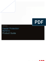 Feeder Protection REF610: Product Guide