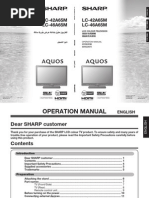 Download Sharp LC42-46A65M Operation Manual by llwl SN15008049 doc pdf