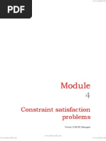 Constraint Satisfaction Problems: Version 2 CSE IIT, Kharagpur