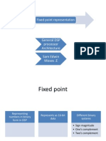 DSPs and Fixed Point Representation