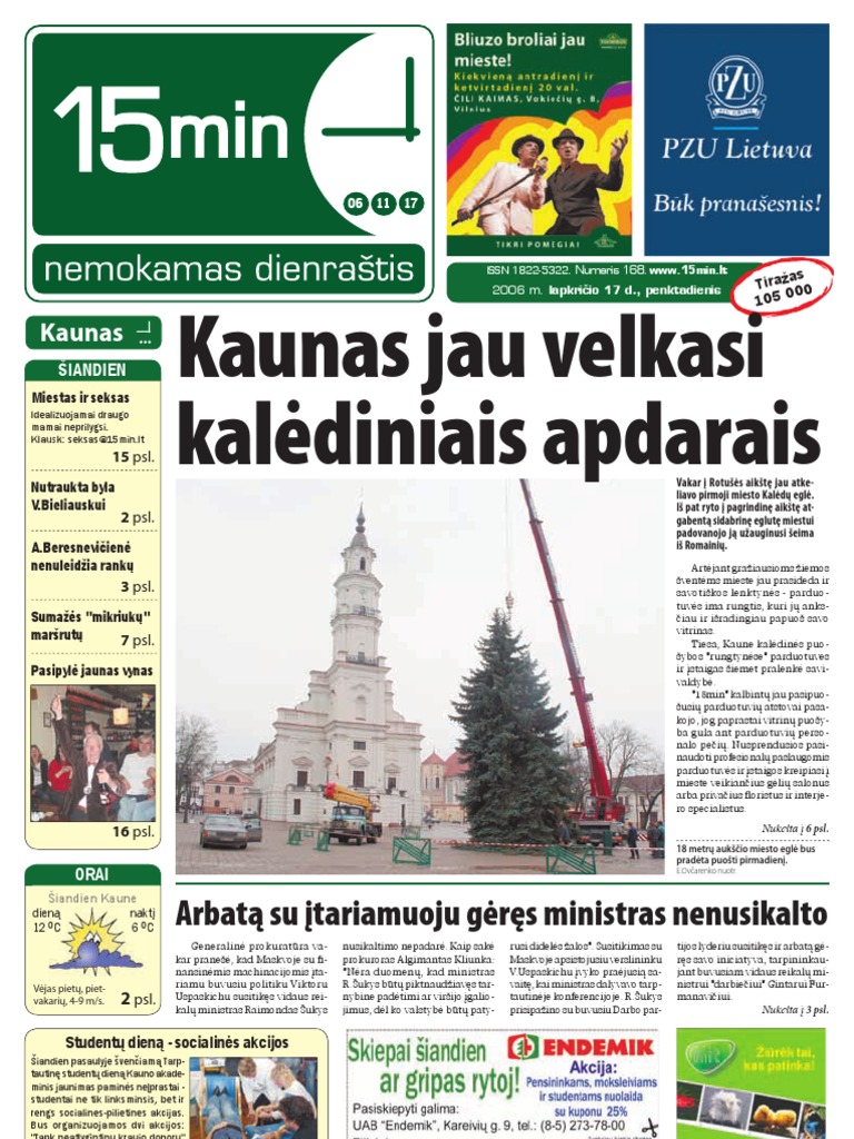 15min Kaunas 2006-11-17 | PDF