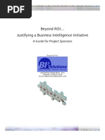 Justifying a BI Initiative