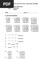 Soalan matematik tahun5 kertas1sekolah rendah ujian march 