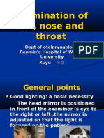23172857 Examination of Ear Nose and Throat