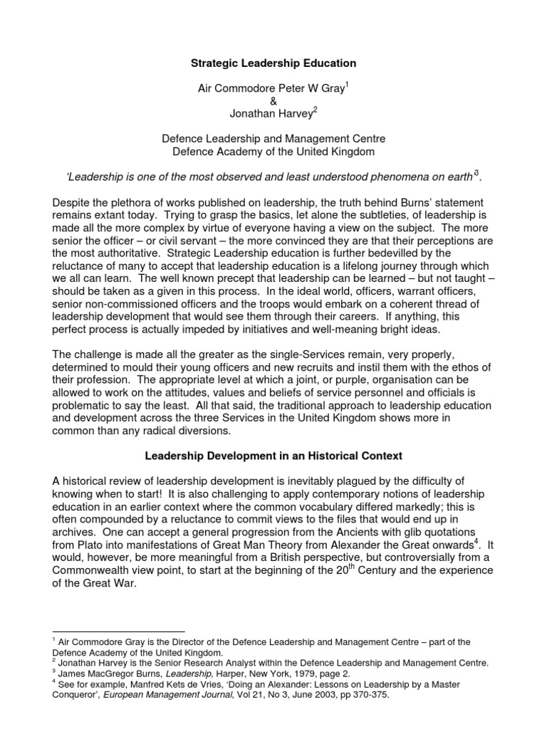 Military and Leadership - blogger.com