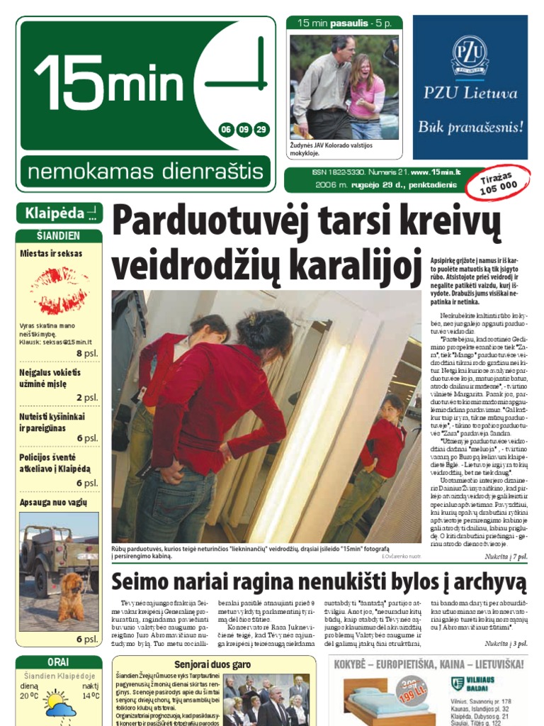 15min Klaipėda 2006-09-29 | PDF