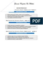 Indicadores de Logro Tercer Periodo Academico E.F