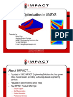 Topology Optimization in ANSYS