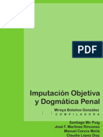 Imputacion Objetiva y Dogmatica Penal - Santiago Mir Puig y Otros