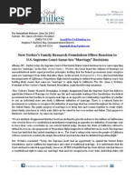 NYFRF Offers Reaction to US Supreme Court Decisions Regarding Same-Sex Marriage 06262013
